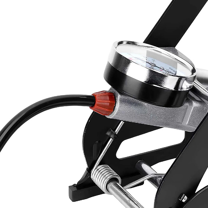 Acheter Avizar Pompe à Pied Double Cylindre avec Manomètre Analogique pour Vélo et Voiture Noir