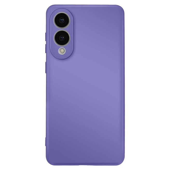 Avizar Coque pour Galaxy S25 Edge Soft-Touch en Silicone Semi-Rigide Violet