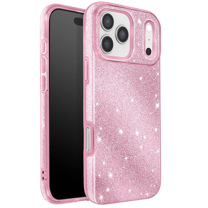 Avis Avizar Coque pour iPhone 17 Pro Conception Bi-Matière et Finition Pailletée