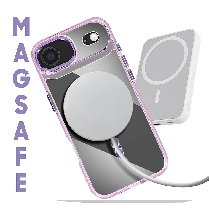 Avis Avizar Coque pour iPhone Air Collection Cristal Color Compatible MagSafe