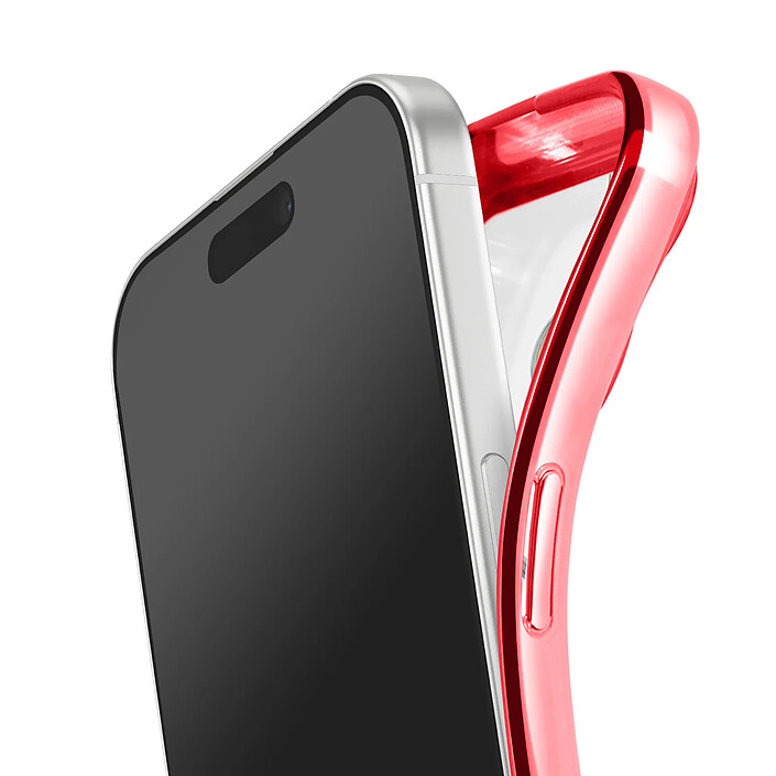 Avizar Coque pour iPhone 17 Compatible MagSafe avec Contour Chromé pas cher