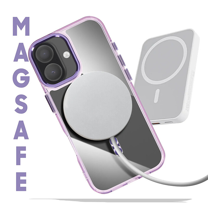 Avis Avizar Coque pour iPhone 17 Collection Cristal Color Compatible MagSafe