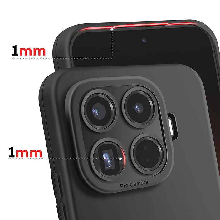 Avis Avizar Coque pour Xiaomi 15T Pro en Silicone Souple avec Contour Protection Caméra Noir