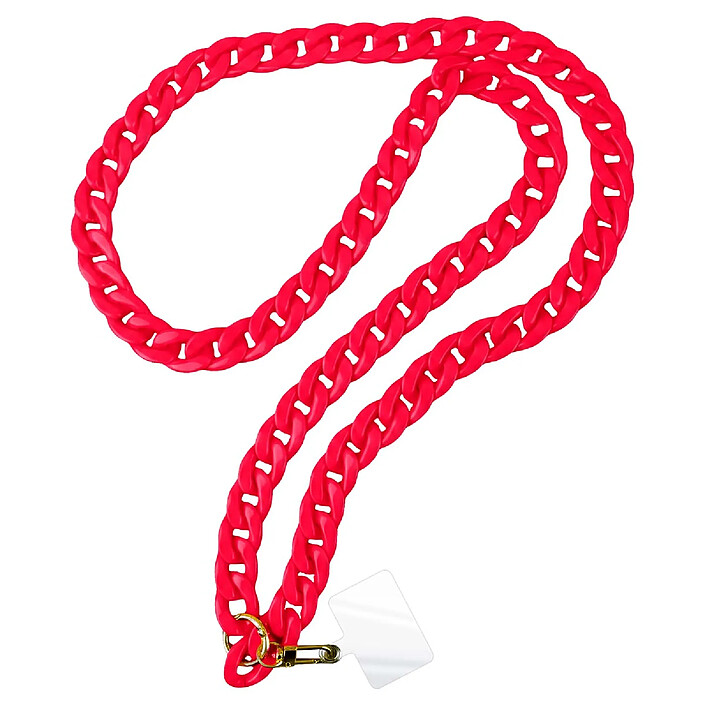 Avis Jaym Tour de Cou pour Smartphone Avec Attache Universelle modèle Fashion 1.20m Rouge