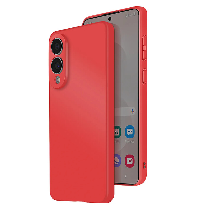 Avizar Coque pour Galaxy S25 Edge Soft-Touch en Silicone Semi-Rigide pas cher