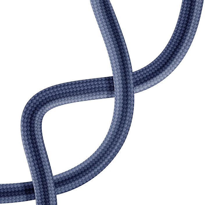 Avizar Coque pour Samsung Galaxy A17 en Silicone avec Cordon Tour de Cou Bleu nuit pas cher