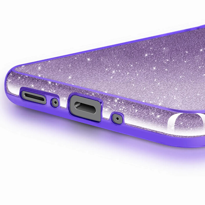Avis Avizar Coque pour Galaxy A17 Conception Bi-Matière et Finition Pailletée