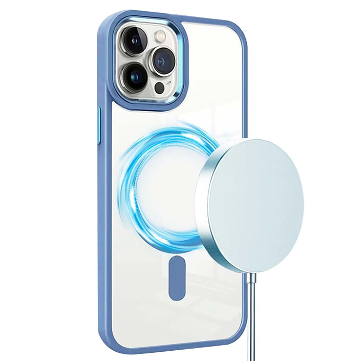 Acheter Jaym Coque Bumper pour iPhone 16 Pro Max MagSafe Antichocs Bleu