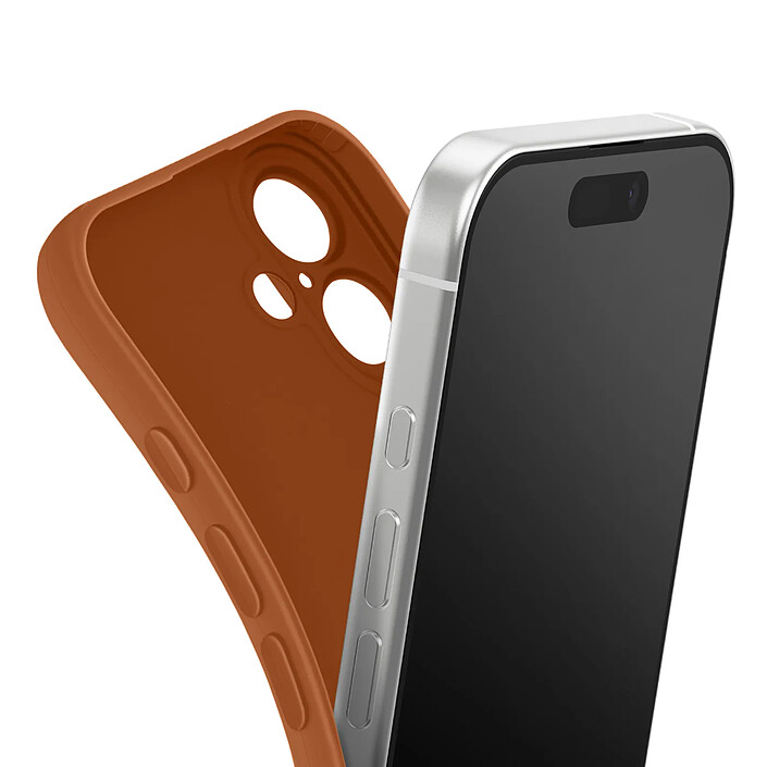 Acheter Avizar Coque pour iPhone 17 en Silicone Souple avec Renfort Bloc Caméra
