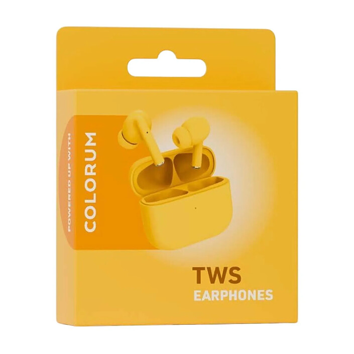 Acheter Forever Écouteurs TWS Intra-auriculaires Bluetooth 5.3 avec Réduction de Bruit Jaune