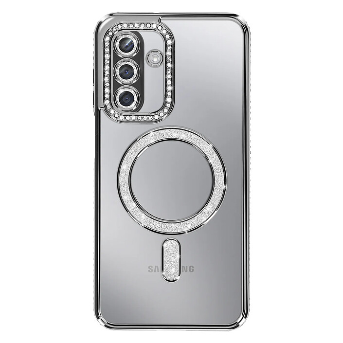 Avizar Coque pour Galaxy A17 Compatible MagSafe avec Contour Strassé