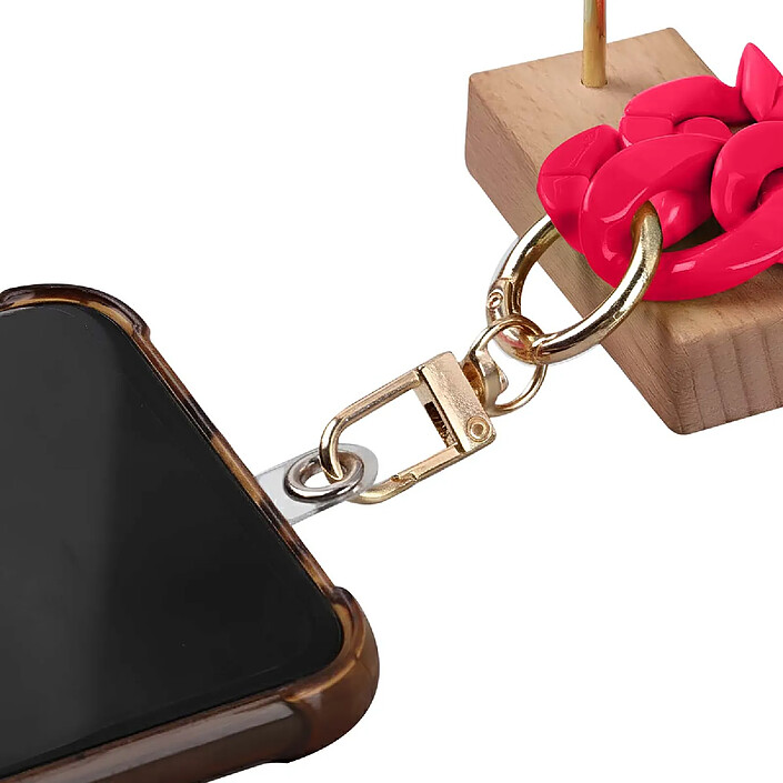 Acheter Jaym Tour de Cou pour Smartphone Avec Attache Universelle modèle Fashion 1.20m Rouge