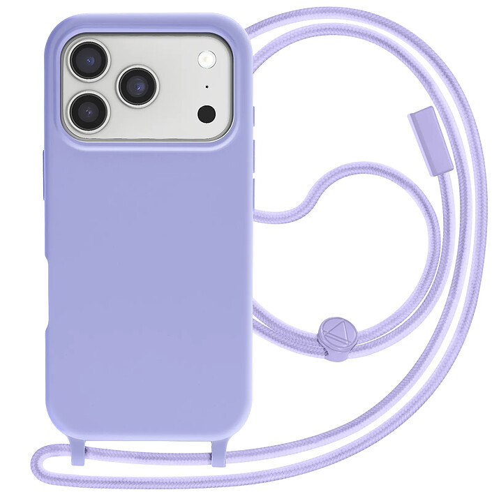 Avizar Coque pour iPhone 17 Pro Série Soft Touch avec Cordon Tour de Cou