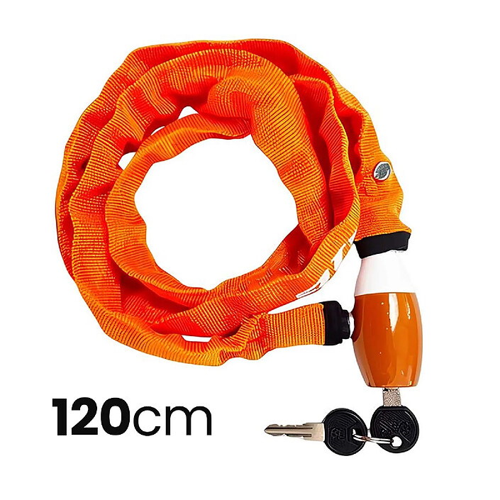 Avizar Antivol à Câble Renforcé 120cm avec Tête en Métal pour Vélo et Moto pas cher