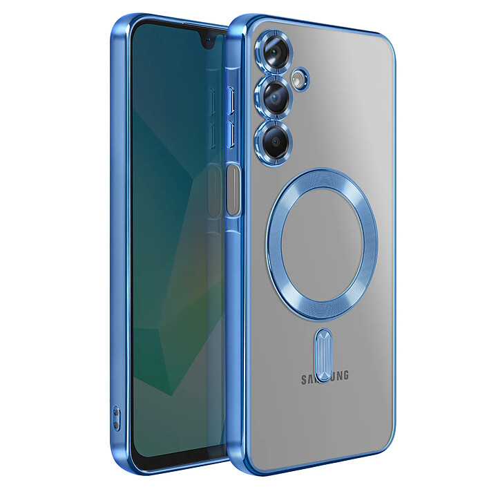 Avizar Coque pour Galaxy A16 Compatible MagSafe avec Contour Chromé