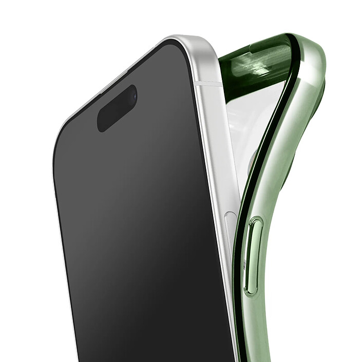Avizar Coque pour iPhone 17 Compatible MagSafe avec Contour Chromé pas cher