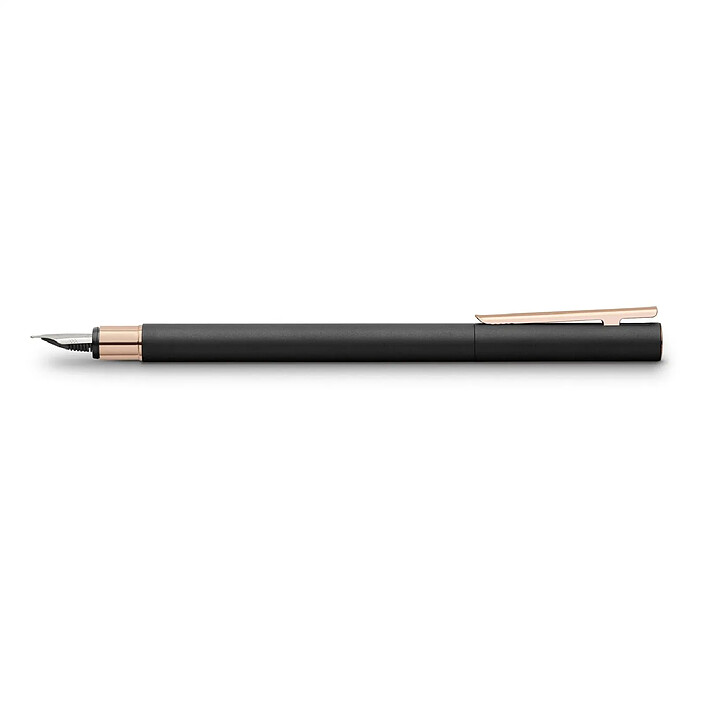 Avis FABER-CASTELL Stylo-plume NEO Slim métal, noir/rose, F