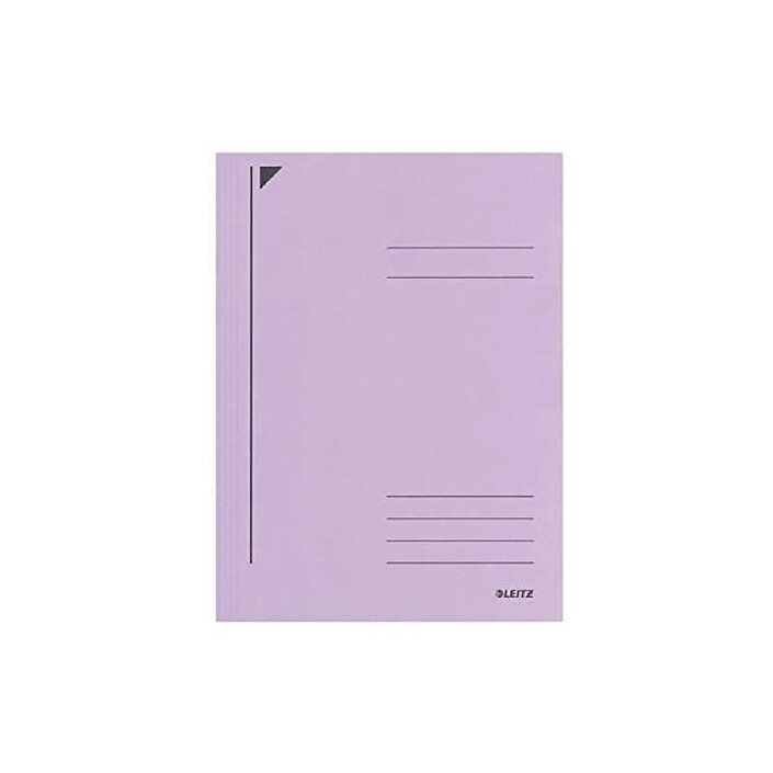 LEITZ Chemise à élastique, format A4, carton robuste coloré - Violet