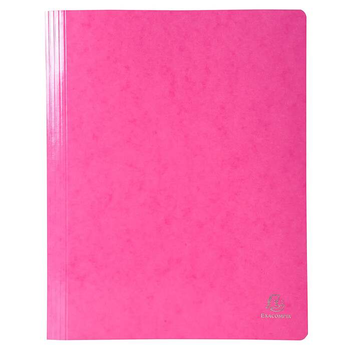 EXACOMPTA Chemise à lamelles A4 Iderama rose x 25