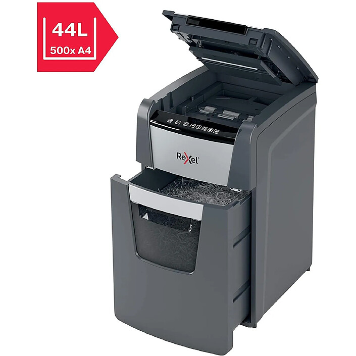 Acheter REXEL ELECTRICAL Auto+ 130M – Destructeur Automatique Coupe Micro Sécurité P5 Cap 130 Feuilles 44 litres