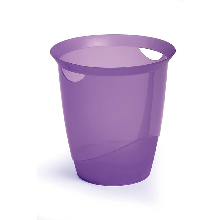 DURABLE Corbeille à papier TREND16 litres translucide Lilas