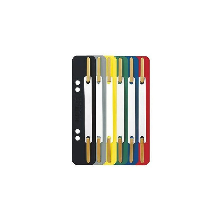 LEITZ Fixe-documents, 35 x 158 mm, carton en couleur, bleu
