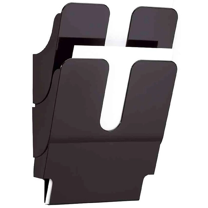 DURABLE Kit présentoir mural 'FLEXIPLUS 2' A4 Vertical Cap 23mm Noir