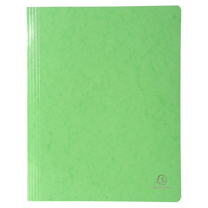 EXACOMPTA Chemise à lamelles A4 Iderama vert anis x 25