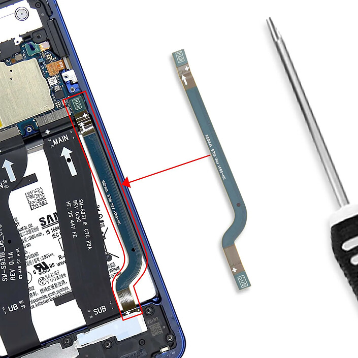Avis Clappio Nappe FRC Compatible Galaxy S25 Liaison Carte Mère et Connecteur Charge