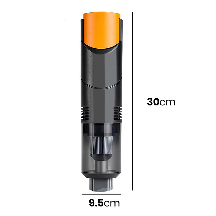 Acheter Avizar Aspirateur Cylindrique Rechargeable 120W Compact et Ergonomique Noir