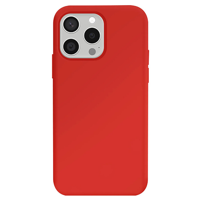 Moxie Coque Antichoc Premium pour iPhone 15 Pro Max Collection Color Skin en TPU Rouge
