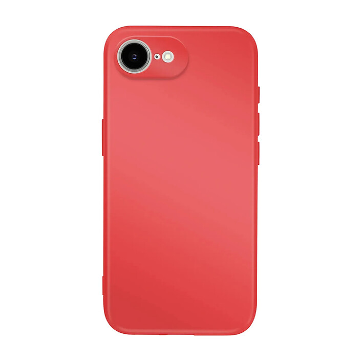 Moxie Coque Antichoc Premium pour iPhone 16e Collection Color Skin en TPU Rouge