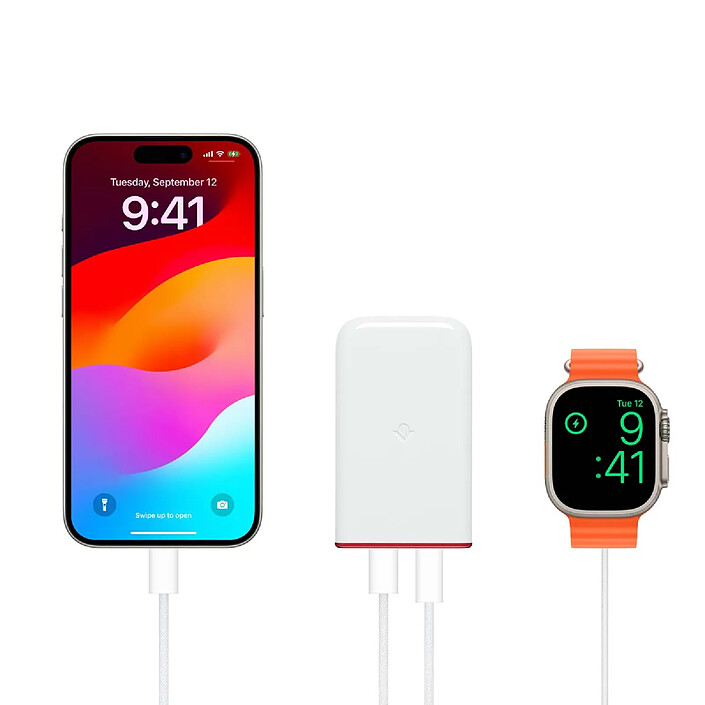 Acheter Twelve south Chargeur Mural PlugBug 50W Localisable 2x Ports USB-C avec Adaptateurs Blanc