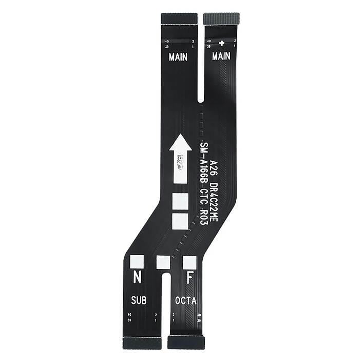 Samsung Nappe Principale pour Galaxy A26 Connecteur Originale liaison Carte Mère Noir