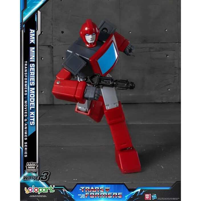 Transformers Generation One - Figurine Plastic Model Kit AMK Mini Series Wave 3 Ironhide G1 11 cm pas cher