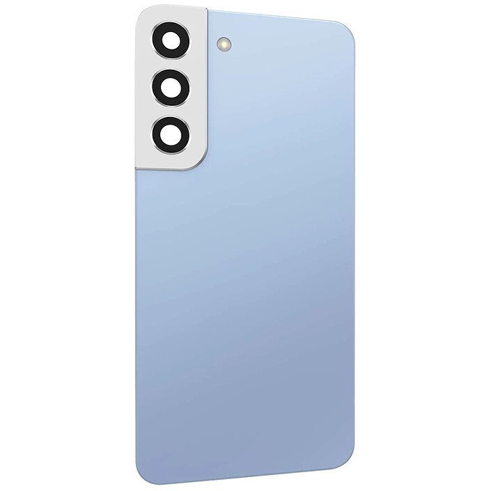 Avis Clappio Cache Batterie de Remplacement pour Galaxy S22 avec Adhésif Intégré Bleu clair