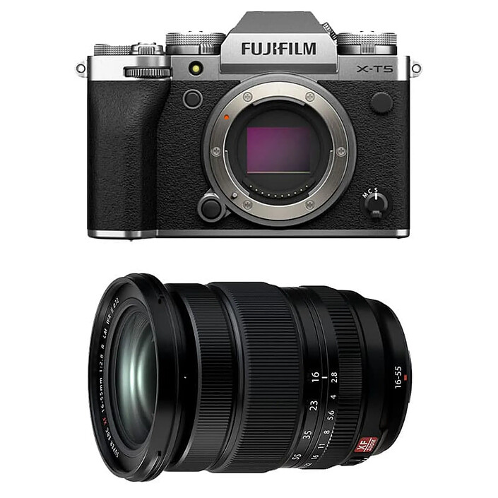 FUJIFILM X-T5 Silver + XF 16-55mm f/2.8 LM WR II