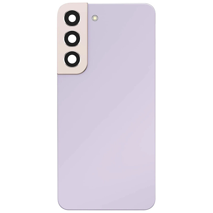 Clappio Cache Batterie de Remplacement pour Galaxy S22 avec Adhésif Intégré Violet
