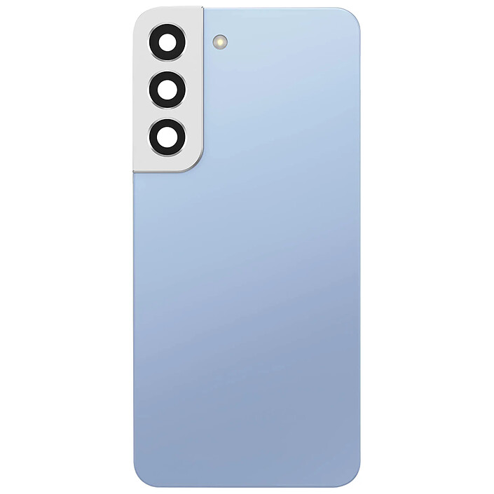 Clappio Cache Batterie de Remplacement pour Galaxy S22 avec Adhésif Intégré Bleu clair