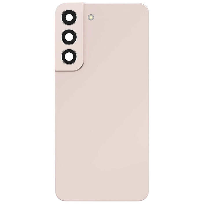 Clappio Cache Batterie de Remplacement pour Galaxy S22 avec Adhésif Intégré Rose