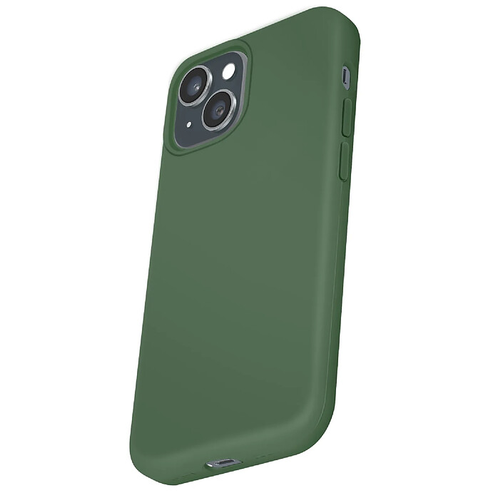 Moxie Coque pour iPhone 15 Plus Premium Collection Color Skin en TPU Antichoc Kaki