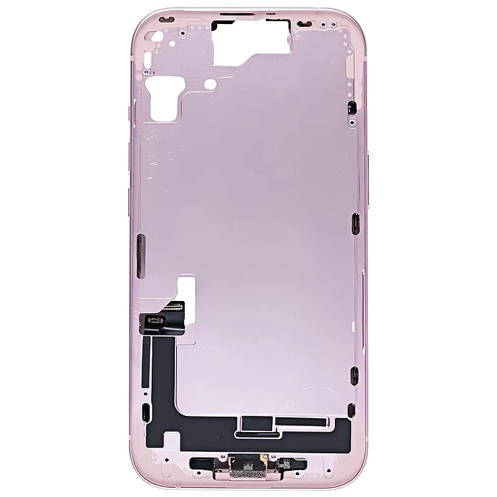 Clappio Châssis Central pour iPhone 15 Ajustement Précis et Sécurisé Rose