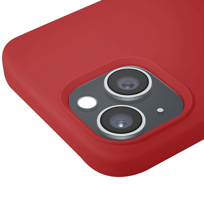 Acheter Moxie Coque pour iPhone 15 Plus Premium Collection Color Skin en TPU Antichoc Rouge