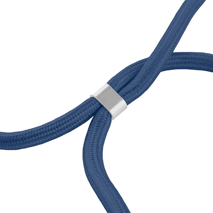 Acheter Moxie Coque pour iPhone XR en TPU Premium Color Lace avec Cordon Tour de Cou Bleu marine