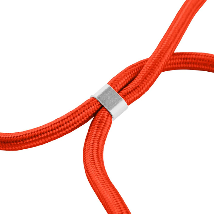 Acheter Moxie Coque pour iPhone XR en TPU Premium Color Lace avec Cordon Tour de Cou Rouge