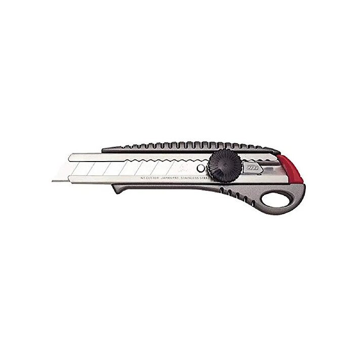 NT CUTTER Cutter L-550GP, boîtier en aluminium, 18 mm, anthracite