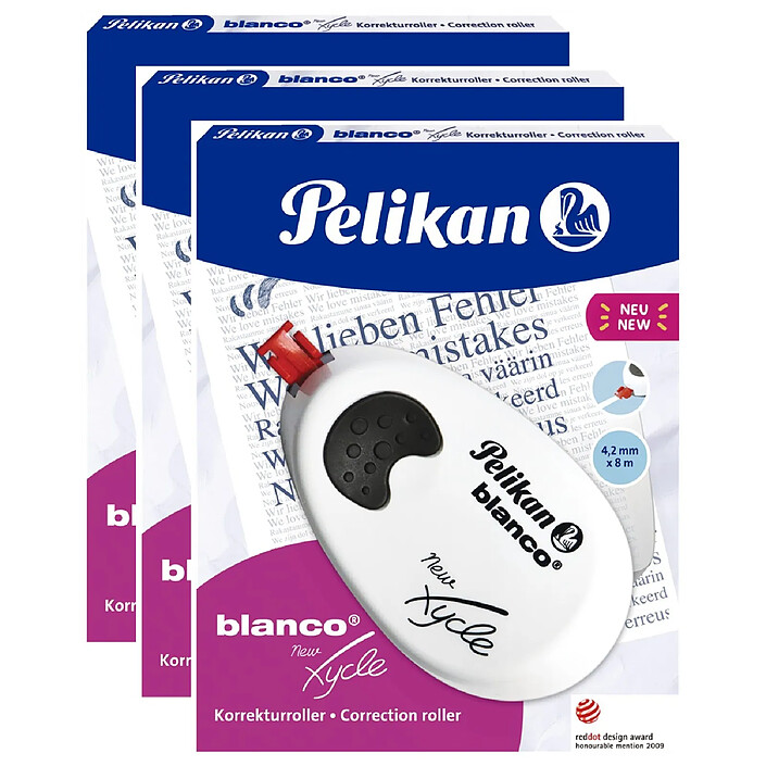 PELIKAN Roller correcteur design Xycle 4,2 mm x 8 m x 3