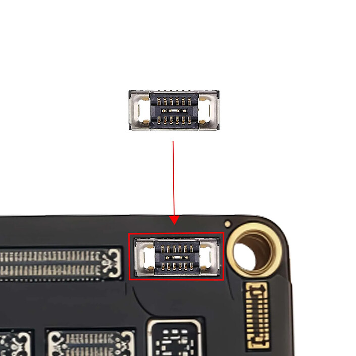 Avis Clappio Connecteur FPC Antenne Réseau pour iPhone 16 Pro / 16 Pro Max 12 Broches