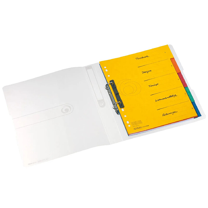 Acheter HERLITZ Classeur à anneaux easy orga to go, A4, 2 anneaux,blanc transparent