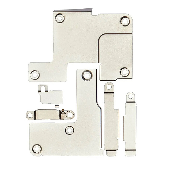 Clappio Kit de Pièces Métalliques Supports et Plaques Internes pour iPhone 16 Pro
